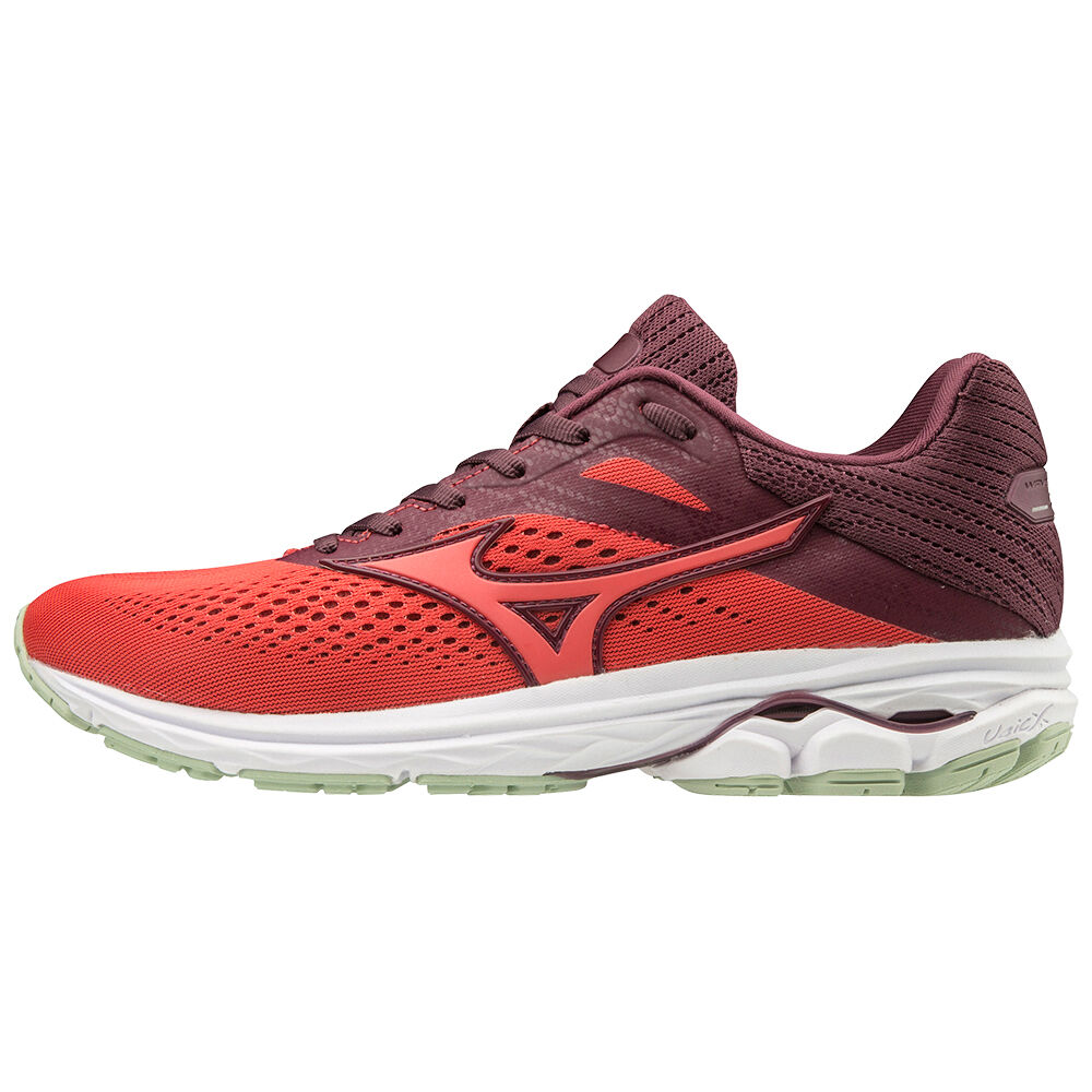 Scarpe Running Mizuno WAVE RIDER 23 Donna - Rosse/Bordeaux - 37496-LCFK